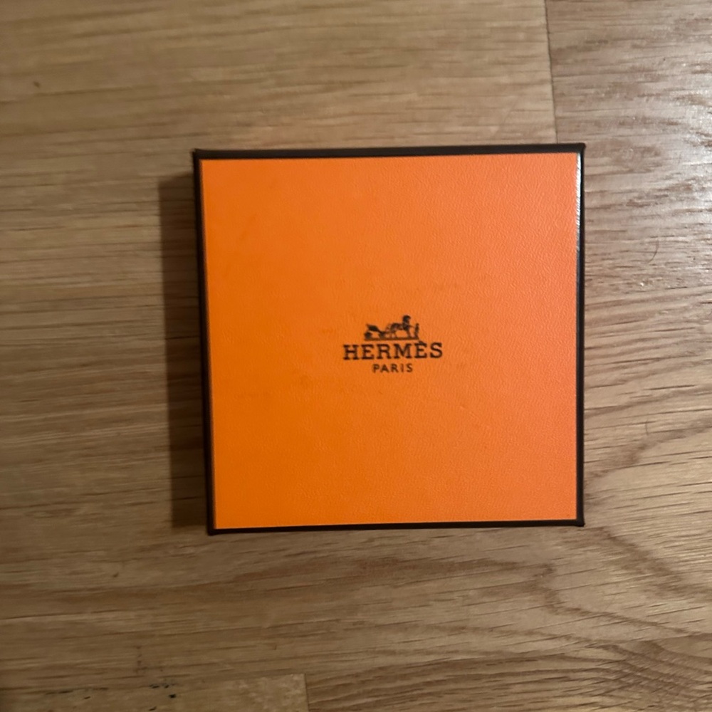 Herms- Extra-Narrow Bangle In Enamel With Rose Go… - image 5